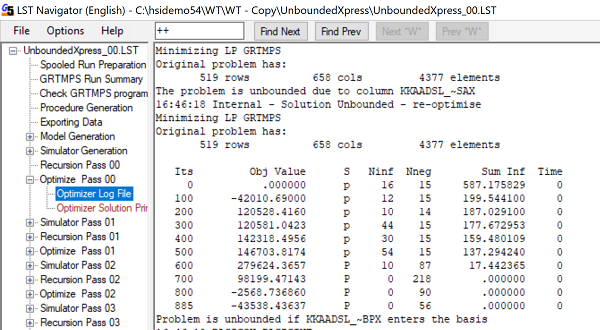 30 HXPRESS OptimizerLog